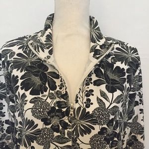 NWT Croft&Barrow floral print lightweight jacket